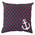 thumbnail image 1 of Surya Polka Dot Anchor Outdoor Pillow, 1 of 6