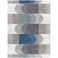 thumbnail image 1 of Surya Portofino PTF-2312 63x84" Rectangle Modern Fabric Rug in Gray/Charcoal, 1 of 7