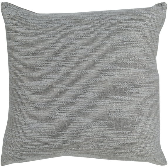 Surya Pur-2020 Purist 20" Wide Square Solid Pattern Cotton Accent Pillow Cover