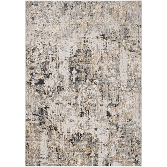 Surya Quatro Area Rug - Medium Gray - 5 ft. 3 in. x 7 ft. 3 in.