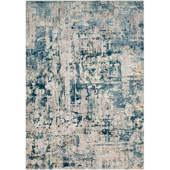 Livabliss 6 ft. 7 in. x 9 ft. 6 in. Quatro Area Rug, Multi Color