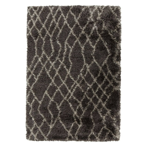 Surya RHA-1017 Shag Area Rug - Brown / Parchment