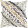 thumbnail image 1 of Surya Raja RJA-002 18"Hx18"W Square Cotton Pillow Kit in Blue/Mustard, 1 of 3
