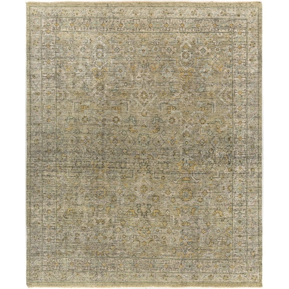 Reign Hand Knotted Area Rug - Sage - 2' x 3'