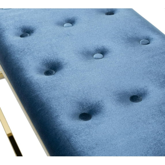 Surya Rigsby Bench In Bright Blue Finish RIG-002