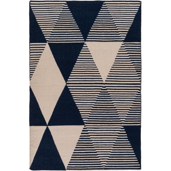 Modern RVT5002-46 Area Rug Rectangle 4' x 6'