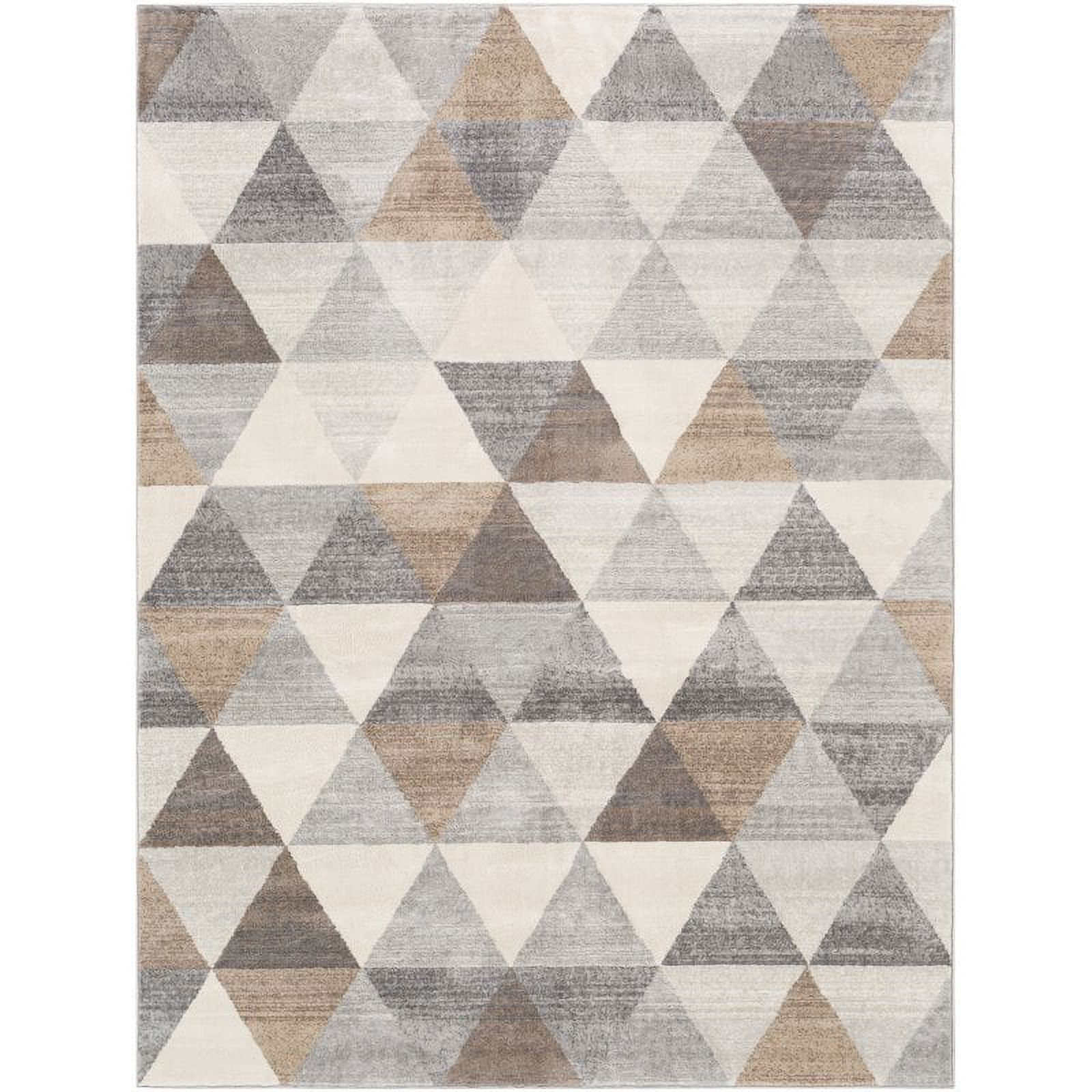 Surya Roma ROM-2303 108 x 147" Rectangle Modern Fabric Rug in Gray/Charcoal/Tan - image 1 of 7