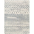 thumbnail image 1 of Surya ROM2342-71010 7 ft. 10 in. x 10 ft. Roma Machine Woven Rug, Dark Blue & White, 1 of 7