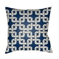 thumbnail image 1 of Surya  Rope II 18 x 18 x 4 in. Throw Pillow - Blue - Medium, 1 of 2