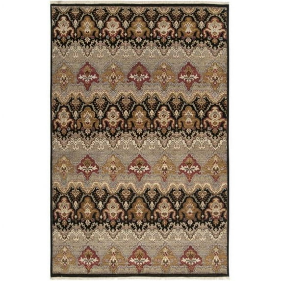 Surya Rug CMB8004-5686 5 ft. 6 in. x 8 ft. 6 in. Rectangle Brown and Beige Hand Knotted Area Rug