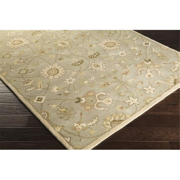 Surya Caesar CAE-1121 36 x 144" Runner Wool Area Rug in Olive Green/Mustard