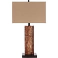 thumbnail image 1 of Surya SBS-001 28.5 x 16 x 10 in. Scabbos Table Lamp, Burnt Orange & Dark Brown, 1 of 2