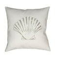 thumbnail image 1 of Surya  Shells II Square Throw Pillow - Green & Brown - 20 x 20 x 4 in., 1 of 2