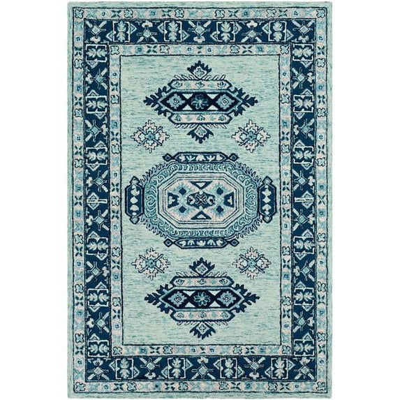 Surya SRF2027-1616 18 in. Serafina Area Rug, Dark Blue