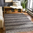 thumbnail image 1 of Surya Santa Barbara SBB-2308 72x108" Rectangle Fabric Area Rug in Black, 1 of 7