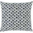 thumbnail image 1 of Surya Sanya Bay SNY-004 22 x 22" Square Cotton Pillow Cover in Ivory/Ink Blue, 1 of 2