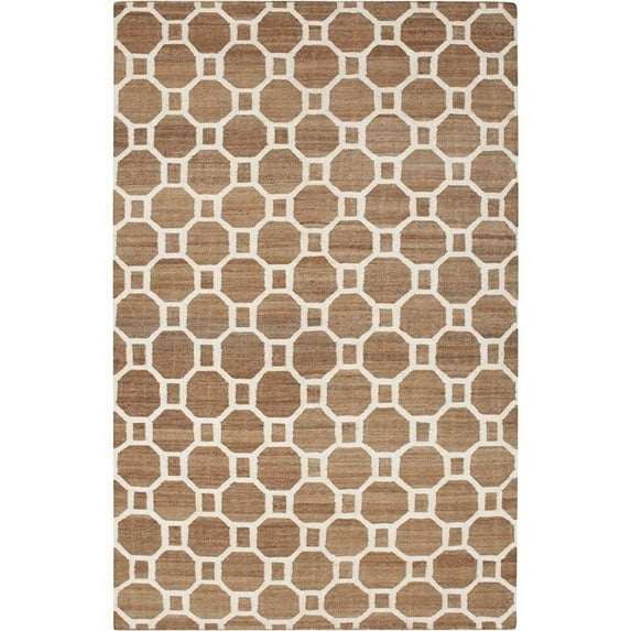 Surya Seaport 5' x 7'6" Hand Woven Rug in Neutral