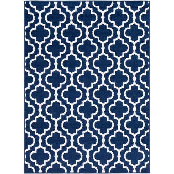 Surya Seville 2' X 3' Rectangle Area Rugs With Dark Blue And White SEV2300-23