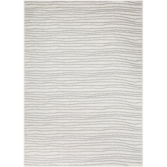 Surya Seville 2' X 3' Rectangle Area Rugs With Medium Gray And White SEV2307-23