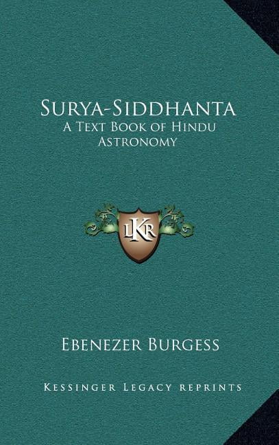 Surya-Siddhanta: A Text Book of Hindu Astronomy (Hardcover