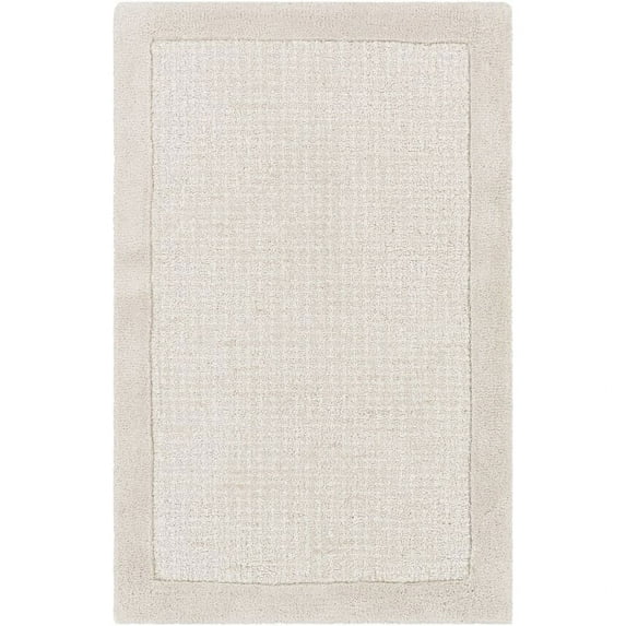 Surya Siena SNA-2301 108x144" Rectangle Modern Wool Area Rug in Light Gray/Cream