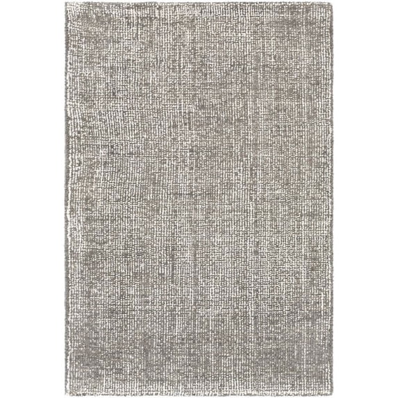 Surya Siena SNA-2302 72x108" Rectangle Modern Wool Area Rug in Gray/Cream