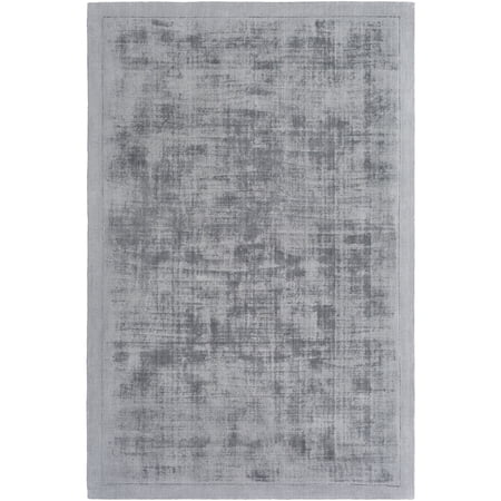Surya Silk Route Solid Border Area Rug, Gray