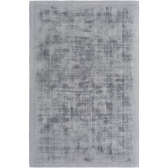Surya Silk Route Solid Border Area Rug, Gray