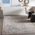 thumbnail image 1 of Surya Solar SOR-2316 36 x 96" Runner Fabric Rug in Gray/Blue/Mustard, 1 of 6