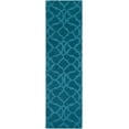 thumbnail image 1 of Surya Solid And Border 2' 3" X 12' Blue Runner Rug AWMP4029-2312, 1 of 4