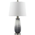 thumbnail image 1 of Surya Soroya 1-Light Traditional Fabric & Glass Table Lamp in Gray/White, 1 of 1
