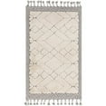 thumbnail image 1 of Surya Sousse 114x144" Modern Polypropylene Rug in Light Beige/Charcoal/Gray, 1 of 2