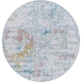 thumbnail image 1 of Livabliss SUN2334-53RD 5 ft. 3 in. Sunderland Machine Woven Round Rug, Multi Color, 1 of 2