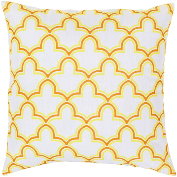 Surya Surya Pillows Area Rug FF051 Tangerine Lattice Scales
