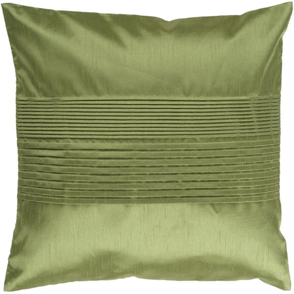 Surya Surya Pillows Area Rug HH013 Green Pleats Lines 18" x 18" Square
