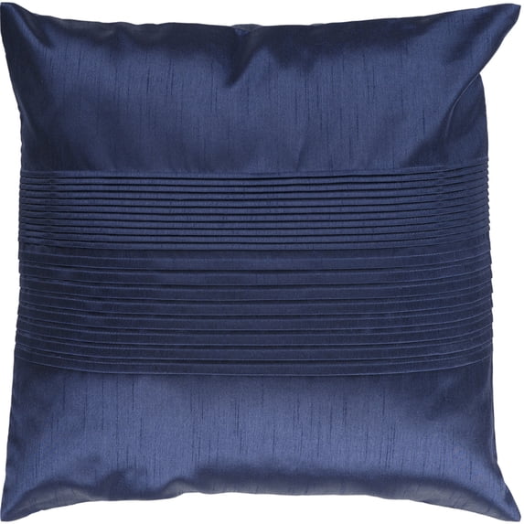 Surya Surya Pillows Area Rug HH029 Navy Pleats Lines 18" x 18" Square