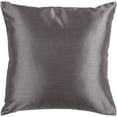 thumbnail image 1 of Surya Surya Pillows Area Rug HH034 Charcoal Douppioni Striated 18" x 18" Square, 1 of 2