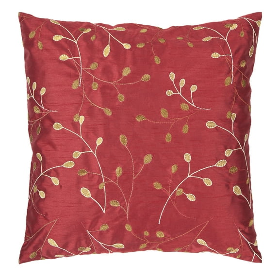 Surya Surya Pillows Area Rug HH093 Venetian Red Abstract Branches 22" x 22" Square