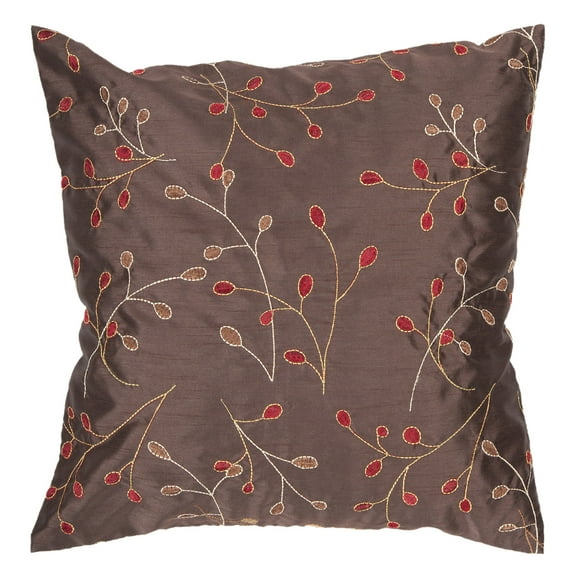 Surya Surya Pillows Area Rug HH094 Chocolate Abstract Branches 18" x 18" Square