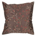 thumbnail image 1 of Surya Surya Pillows Area Rug HH094 Chocolate Abstract Branches 22" x 22" Square, 1 of 2