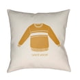 thumbnail image 1 of Sweater Weather 20 x 20 x 4 Throw Pillow, 1 of 2