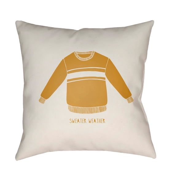 Sweater Weather 20 x 20 x 4 Throw Pillow