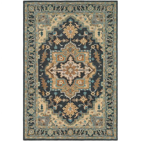 Surya TBZ1003-810 8 ft. x 10 ft. Tabriz Rectangle Hand Tufted Traditional Area Rug, Multi Color
