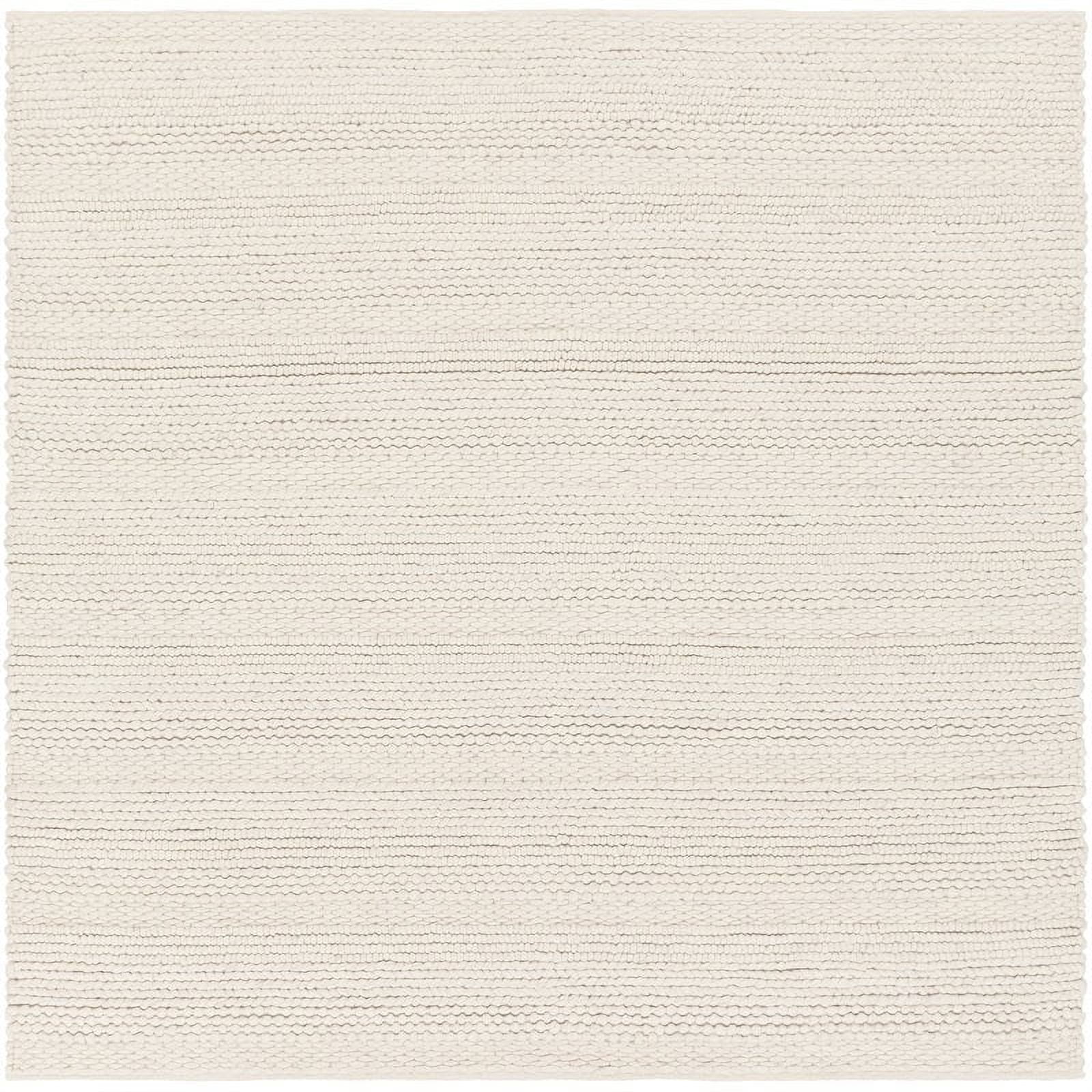 Surya Tahoe TAH3703 96x96" Square Modern Wool Area Rug in Ivory