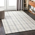 thumbnail image 1 of Surya Tartan TAR-2302 60x90" Rectangle Cottage Wool Rug in Light Gray/Oatmeal, 1 of 7
