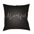 thumbnail image 1 of Surya  Thankful Medium Throw Pillow - Black & White - 18 x 18 x 4 in., 1 of 2