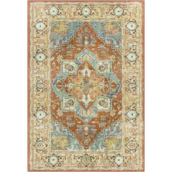 Surya Traditional Leicester Polyester 5'3" x 7' Area Rugs LEC2307-537