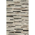 thumbnail image 1 of Surya Trail TRL-1120 24x96" Runner Modern Fabric Area Rug in Black/Light Gray, 1 of 2