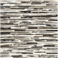 thumbnail image 1 of Surya Trail TRL-1120 96x96" Square Modern Leather Area Rug in Light Gray/Black, 1 of 4