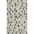 thumbnail image 1 of Surya Trail TRL-1128 60x96" Rectangle Modern Leather Area Rug in Charcoal/Gray, 1 of 4
